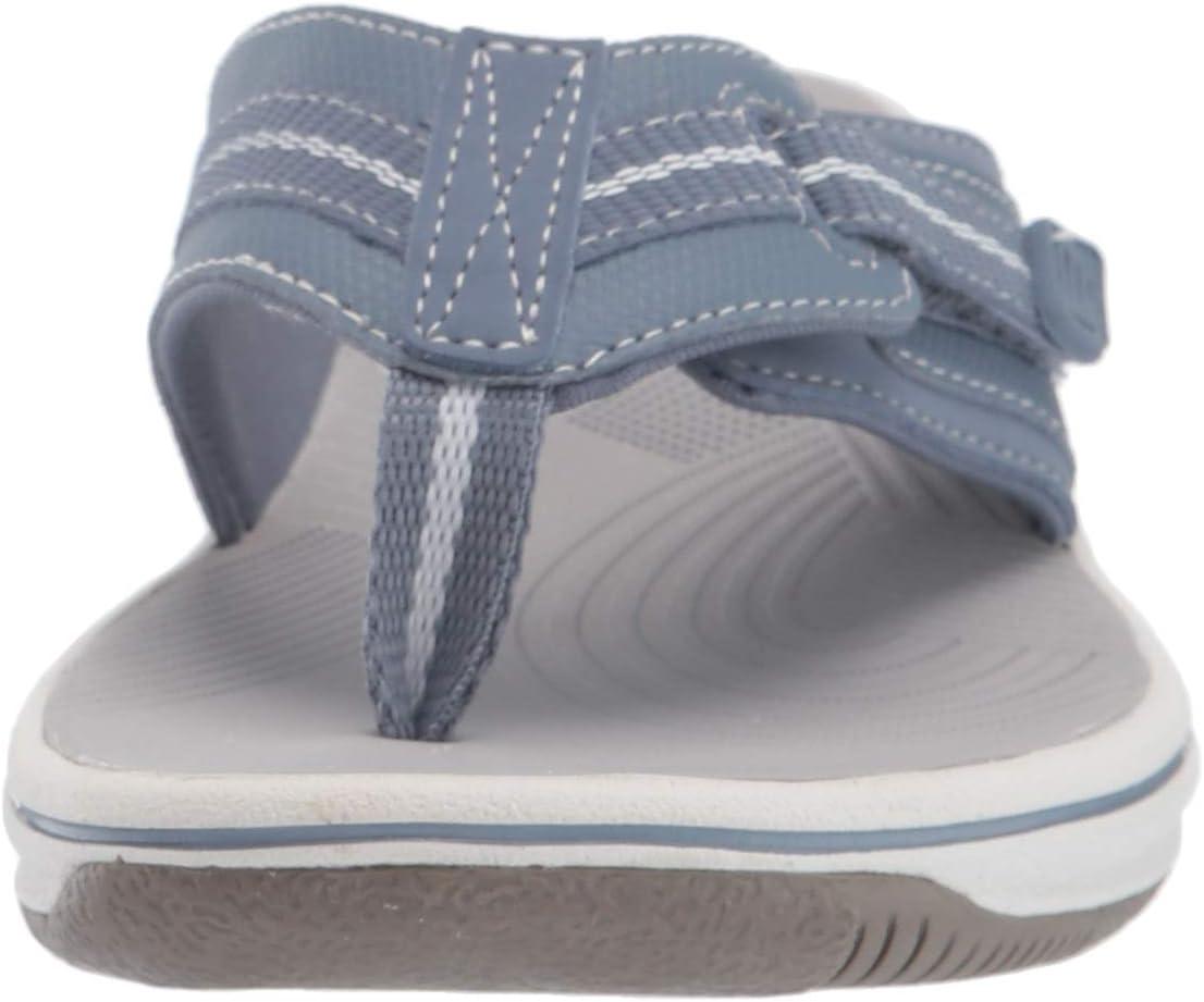imageClarks womens Brinkley JazzBlue Grey Synthetic