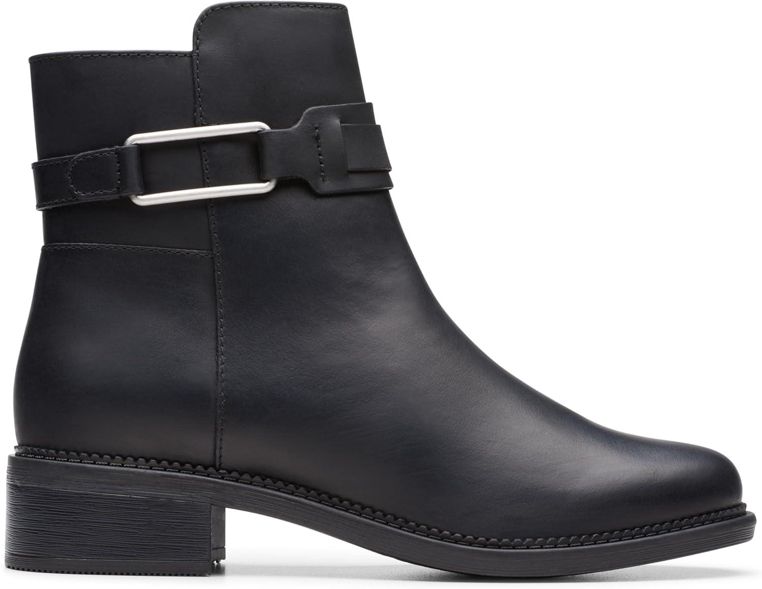 imageClarks womens Maye BellaAnkle BootBlack Leather