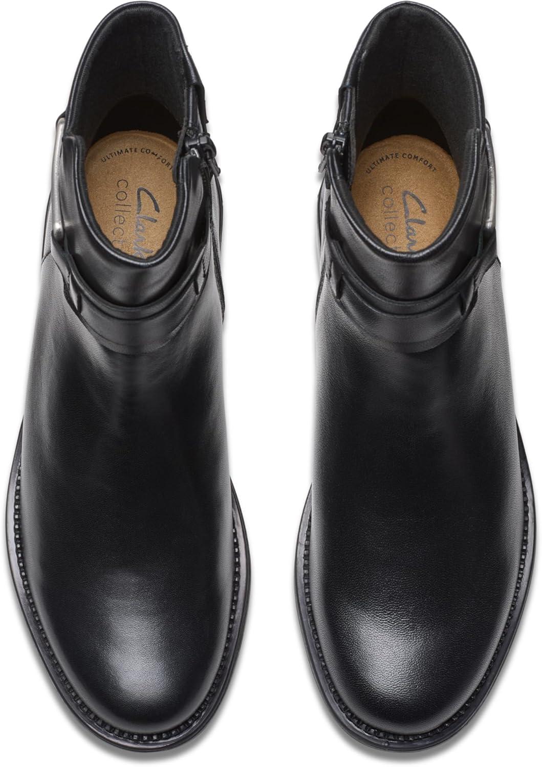 imageClarks womens Maye BellaAnkle BootBlack Leather