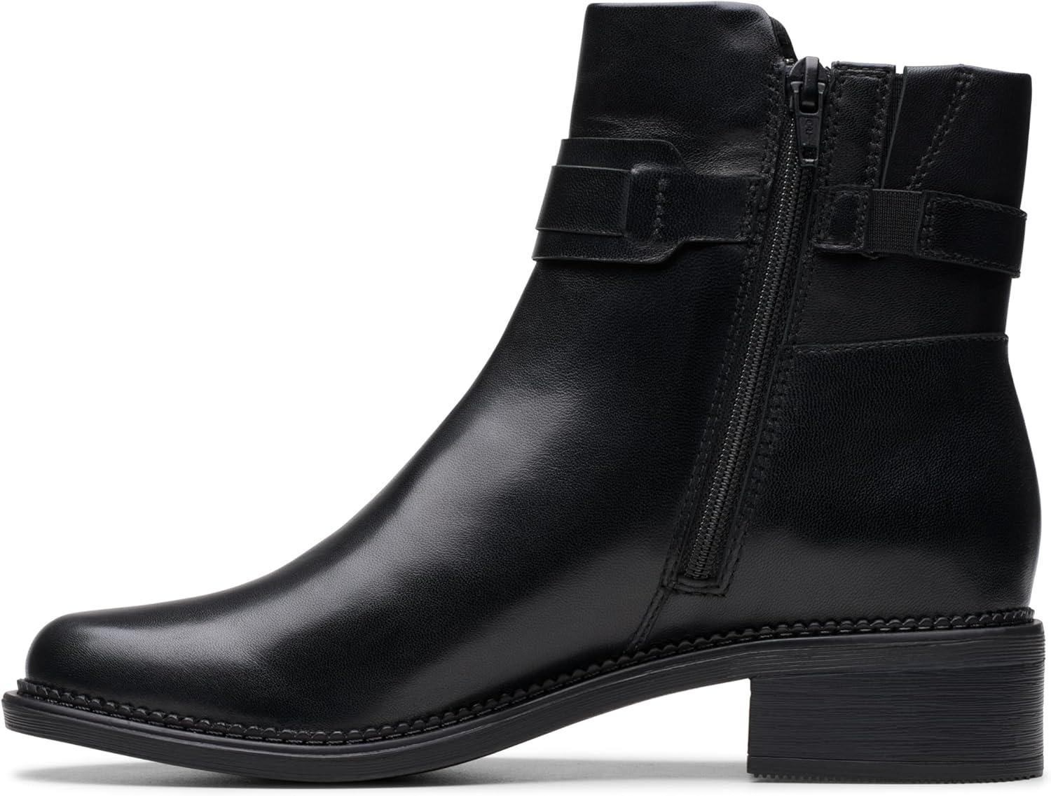imageClarks womens Maye BellaAnkle BootBlack Leather
