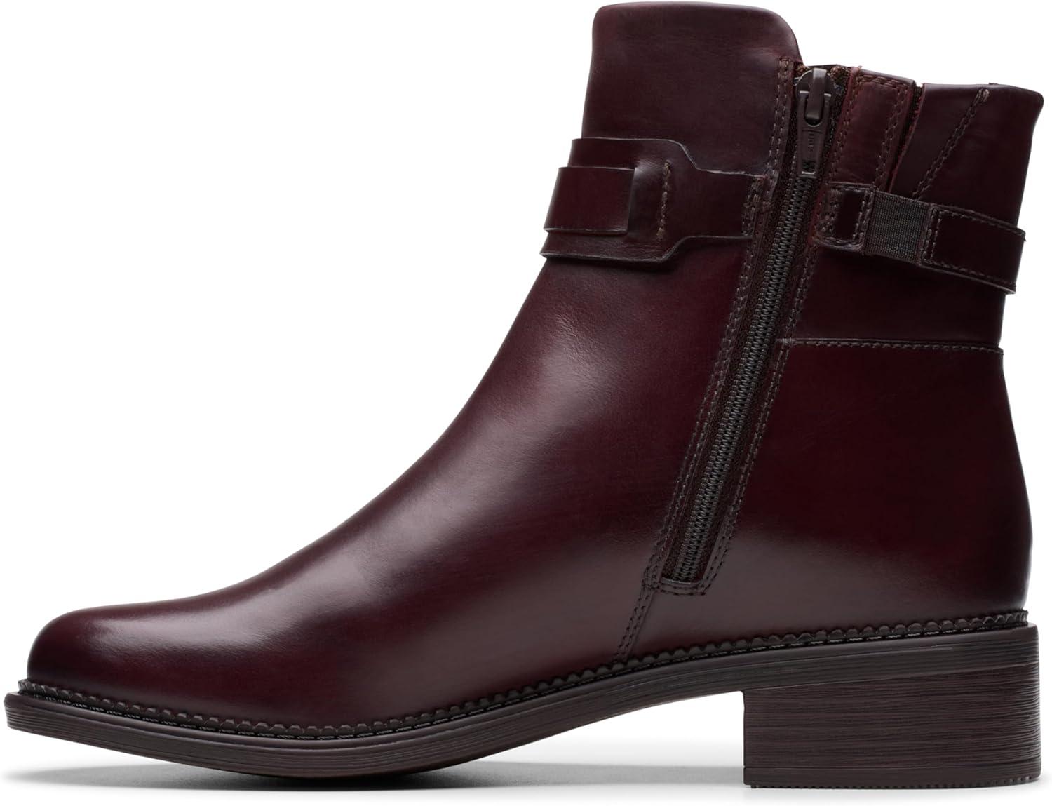 imageClarks womens Maye BellaAnkle BootBordeaux Leather
