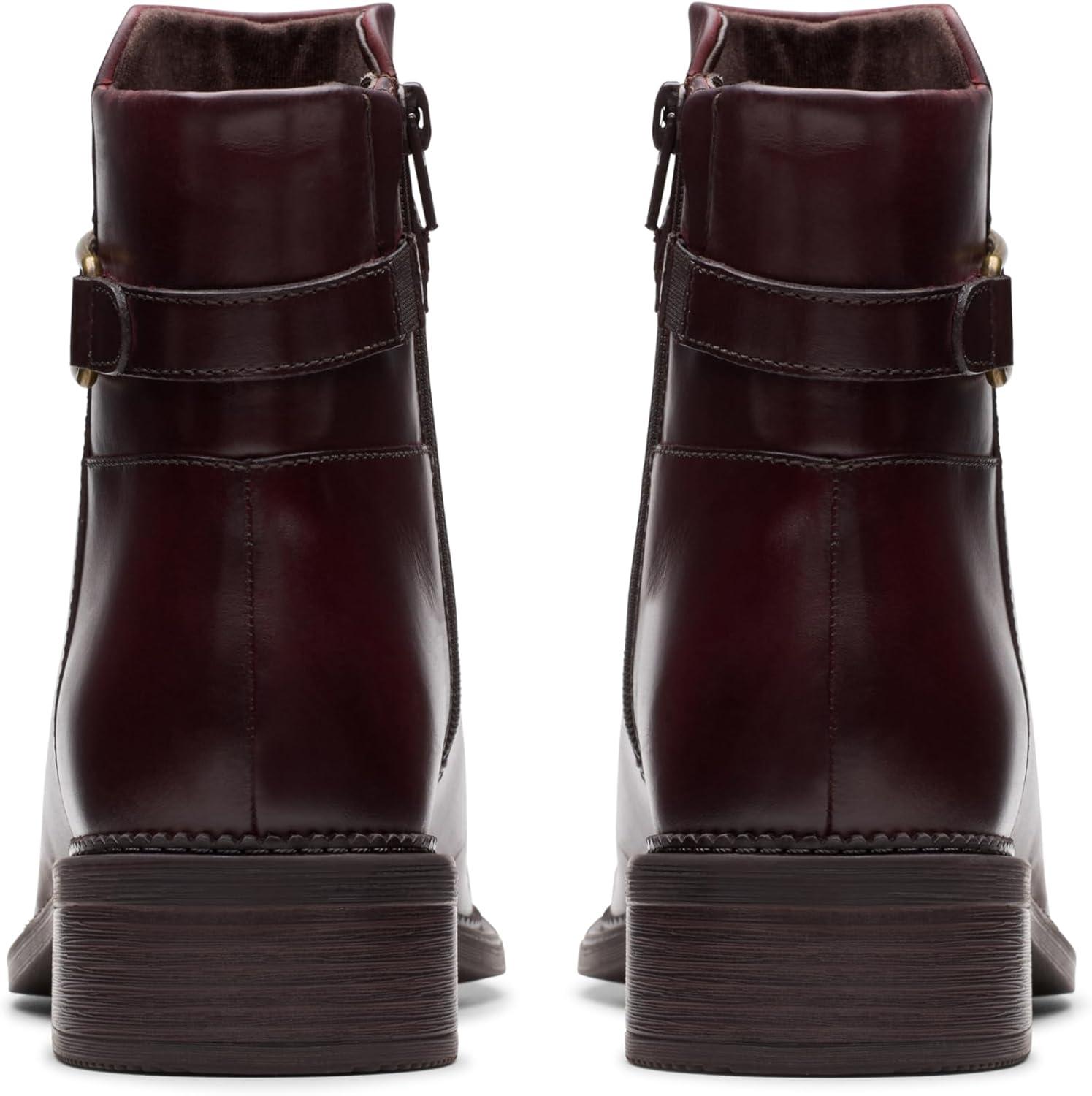 imageClarks womens Maye BellaAnkle BootBordeaux Leather