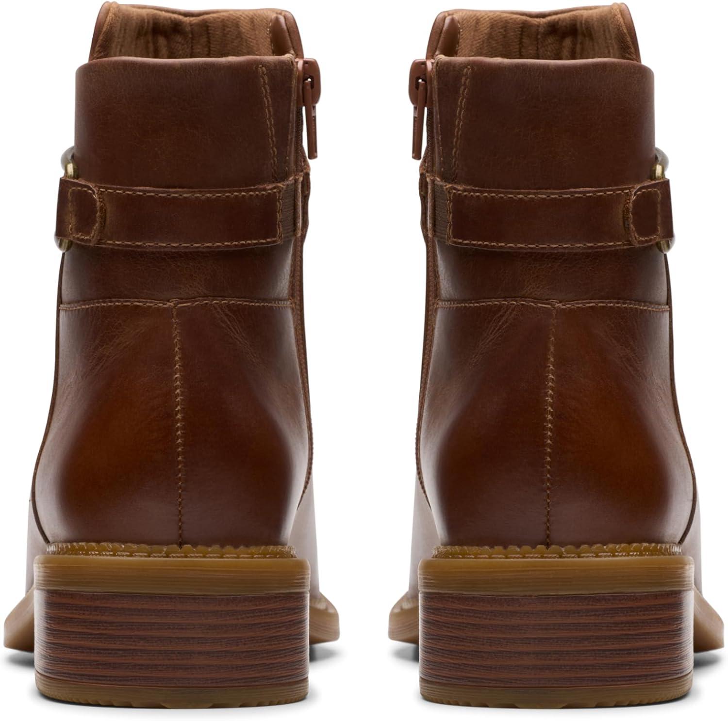 imageClarks womens Maye BellaAnkle BootTan Leather