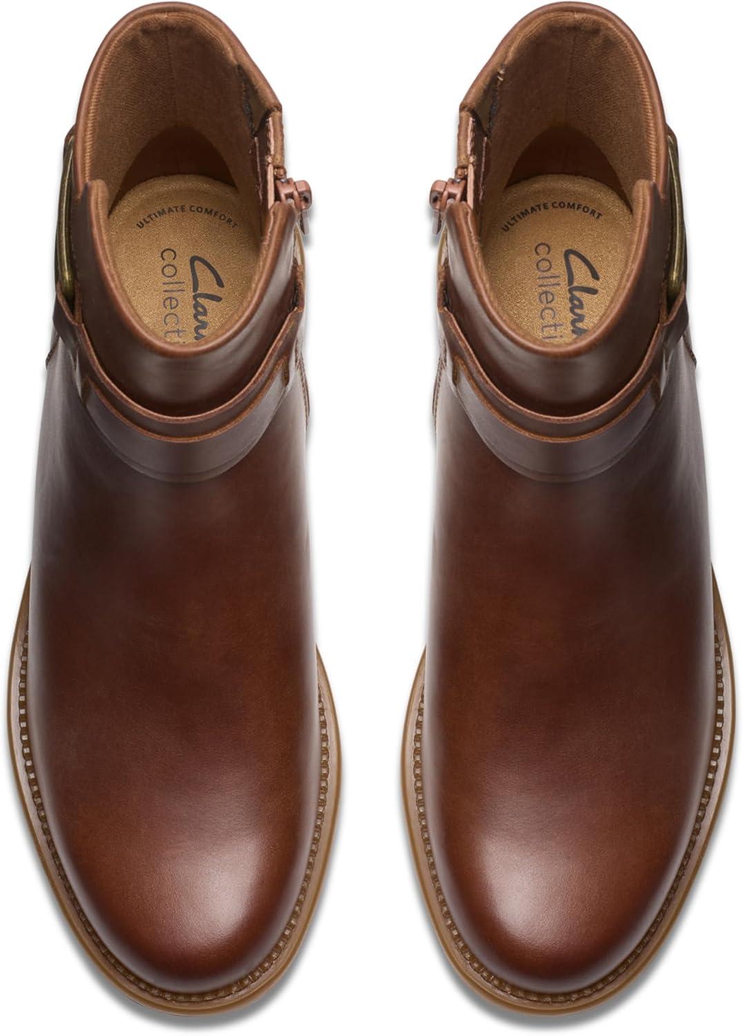 imageClarks womens Maye BellaAnkle BootTan Leather