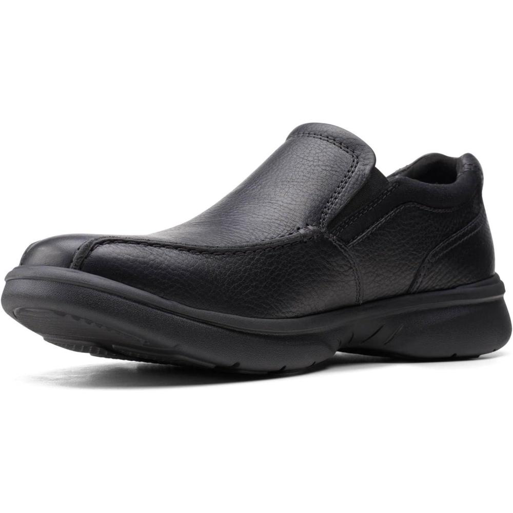 imageClarks Mens Bradley StepBlack Tumbled