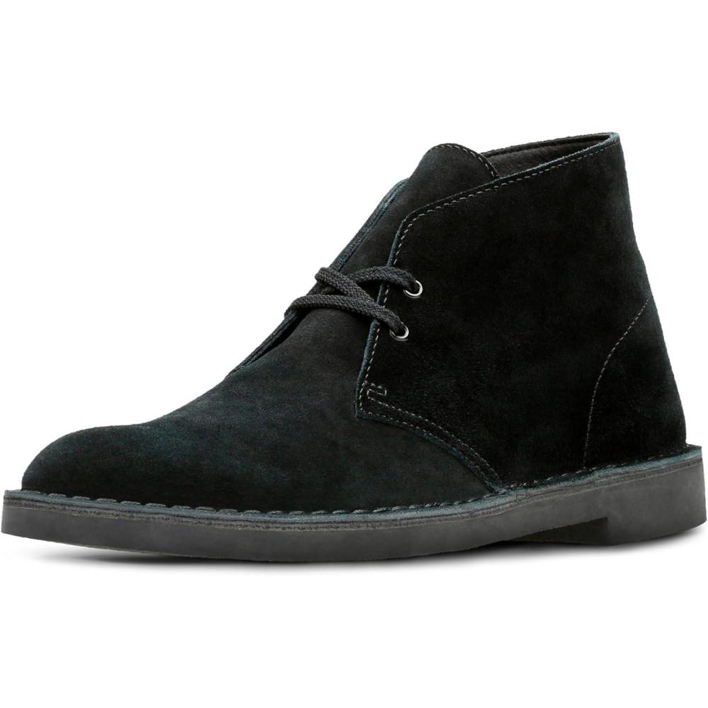 imageClarks Mens Bushacre 2 Chukka BootBlack Suede