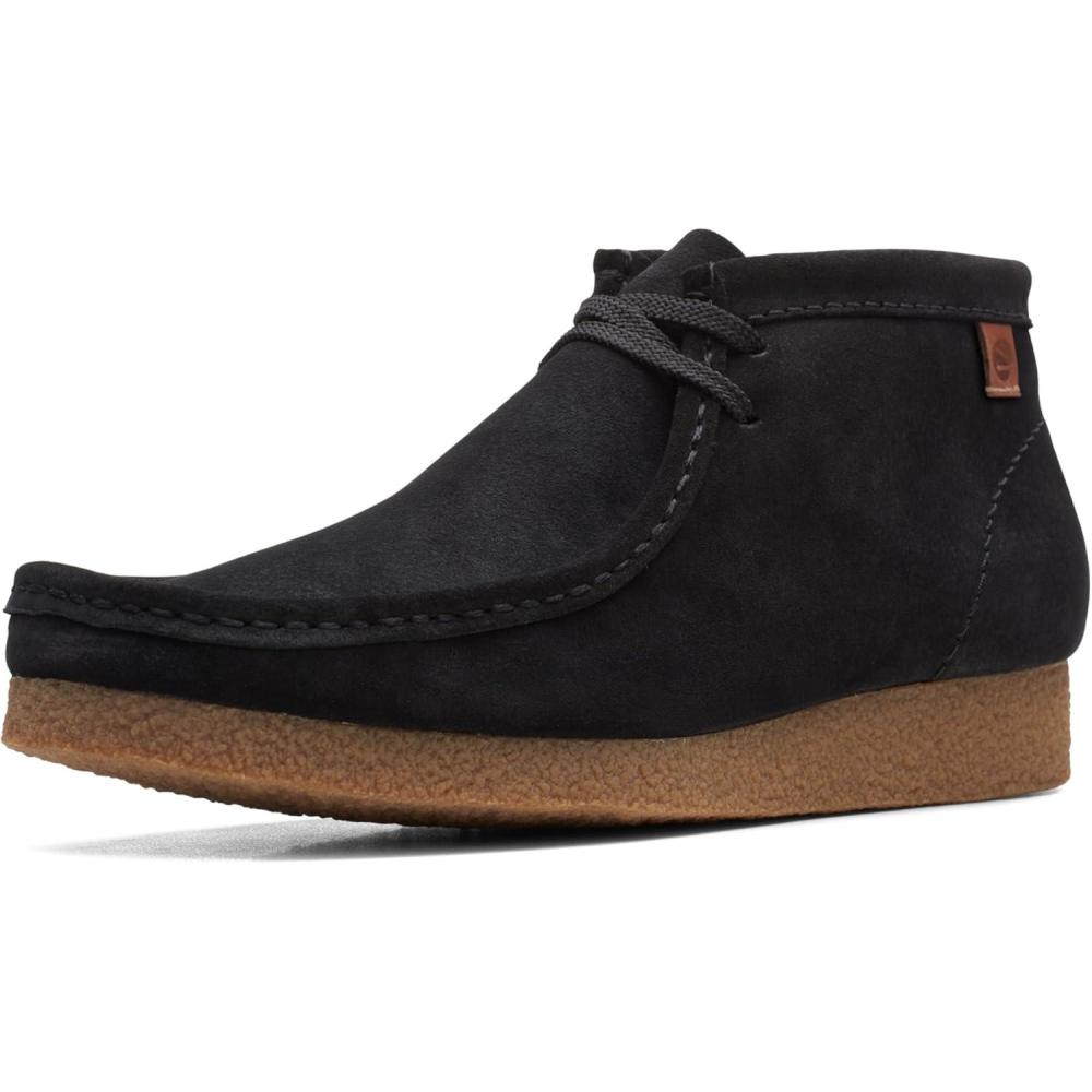 imageClarks Mens Shacre BootsBlack Suede