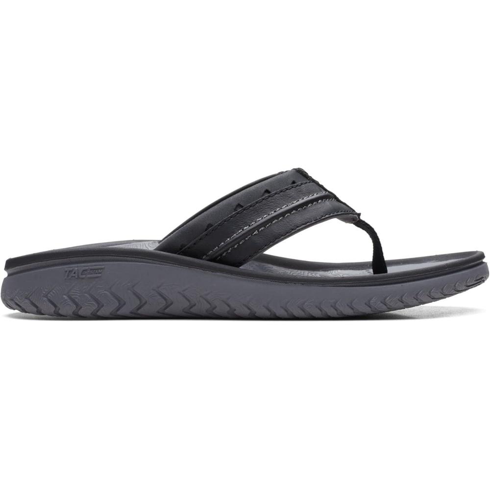 imageClarks Mens Slide FlipFlopBlack