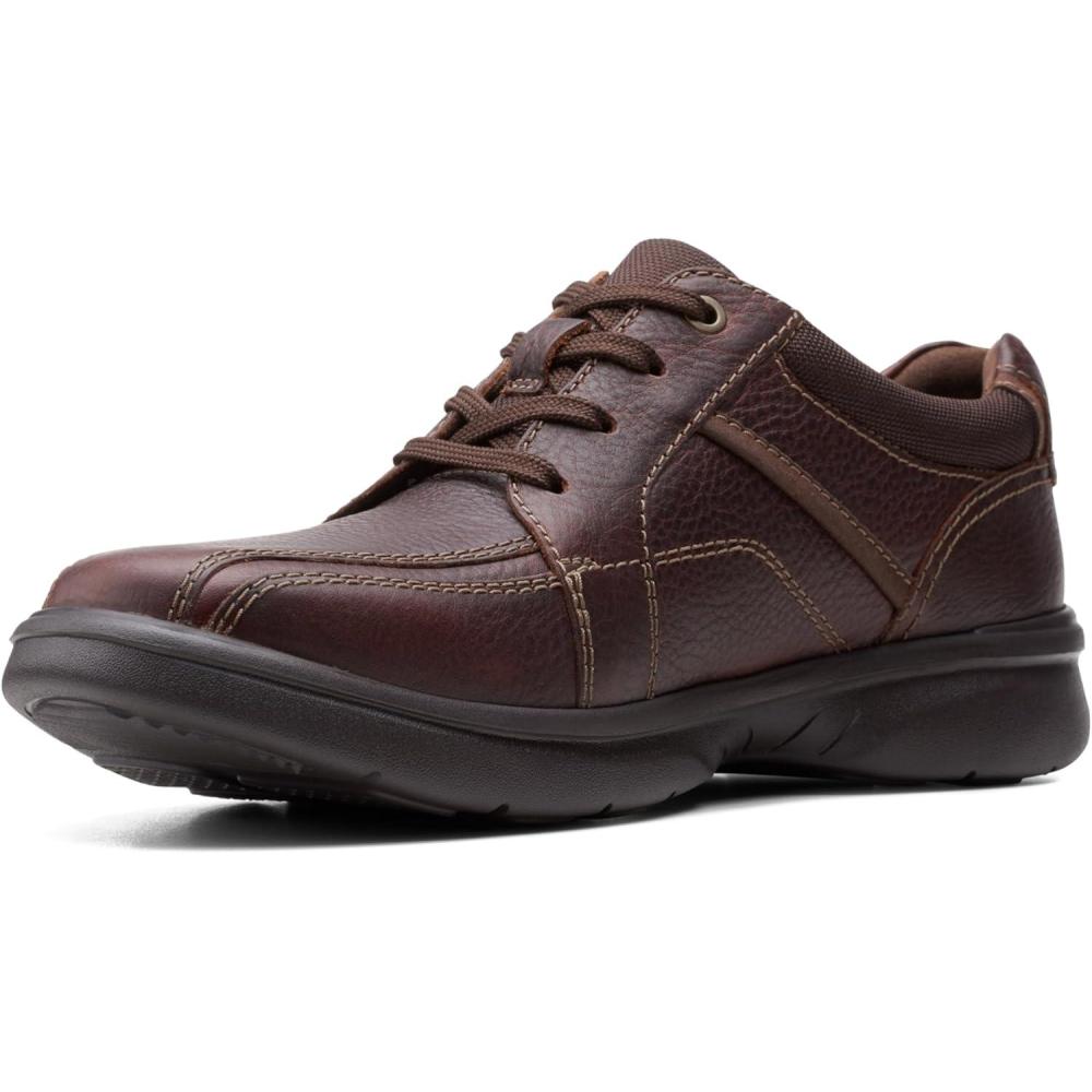 imageClarks Mens SneakerBrown Tumbled Leather