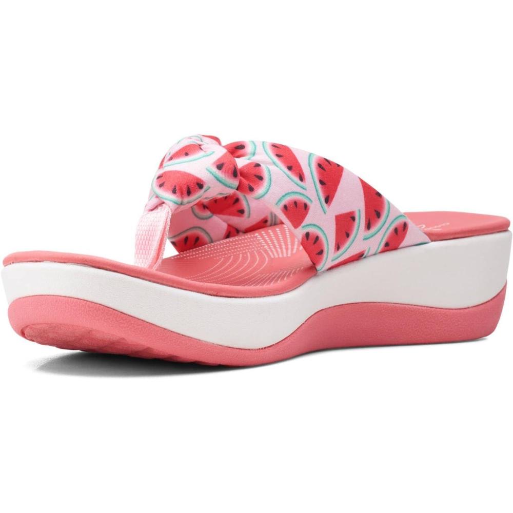imageClarks Womens Arla Glison Flip FlopBlush Textile
