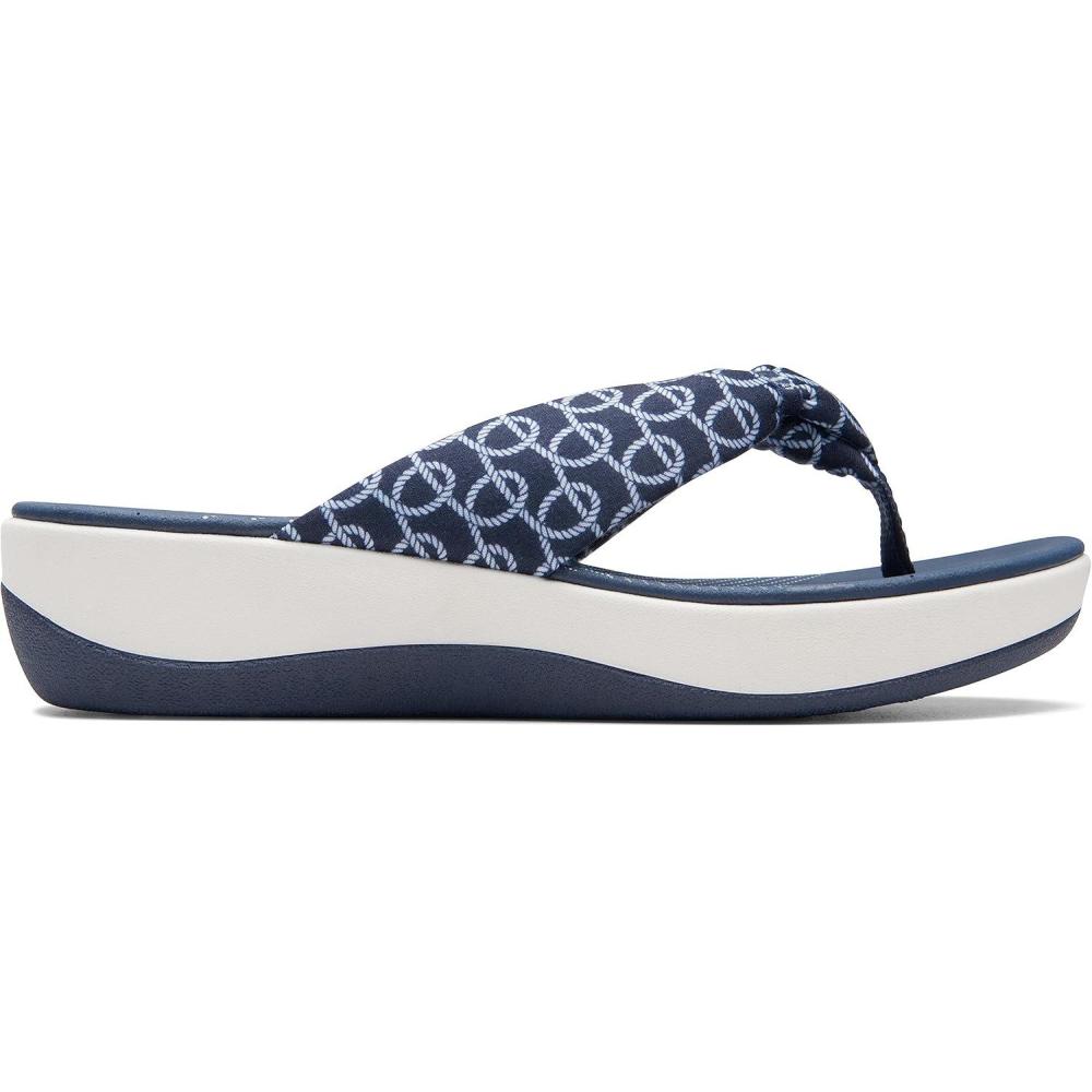 imageClarks Womens Arla Glison Flip FlopIndigo Print