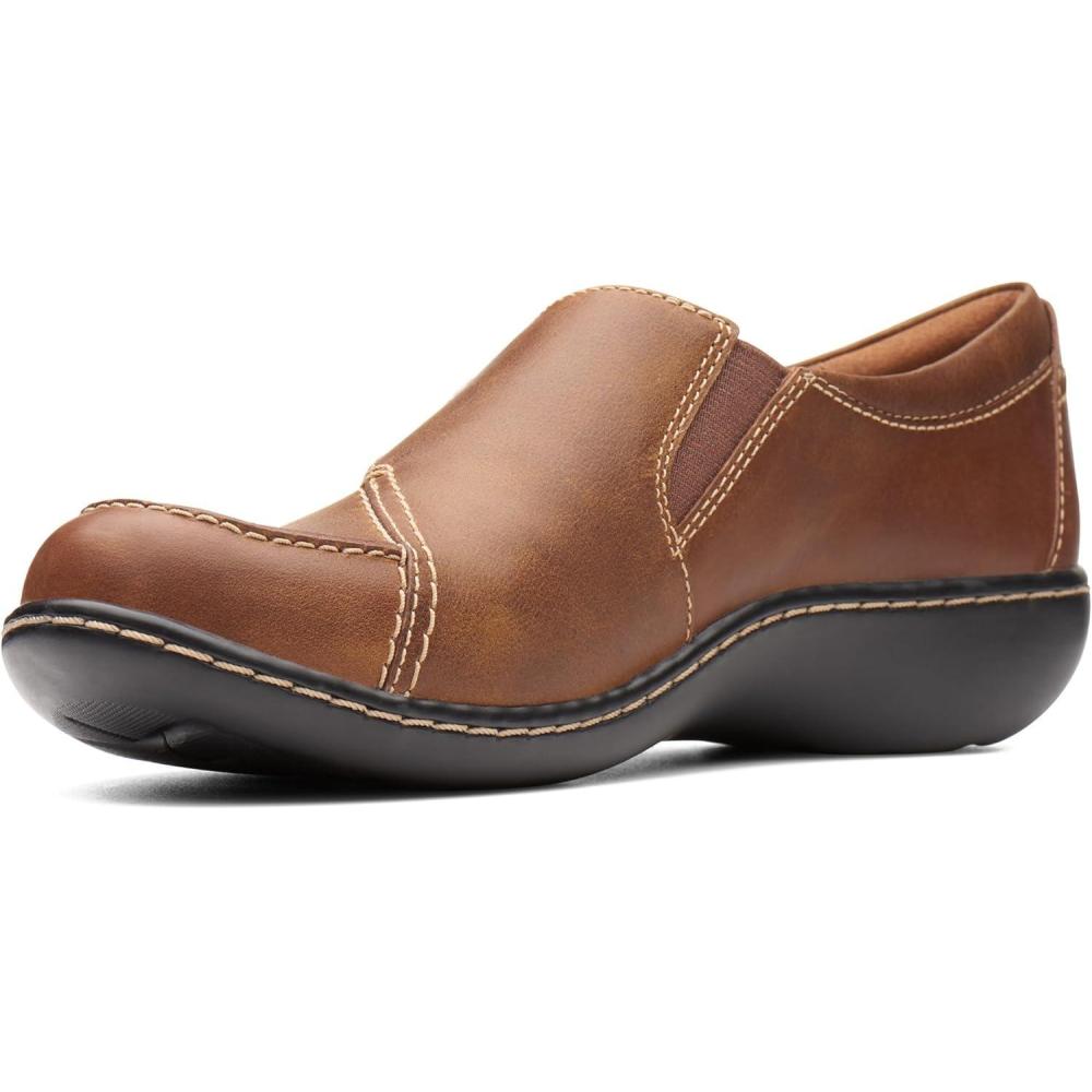 imageClarks Womens Ashland Lane Q LoafersDark Tan