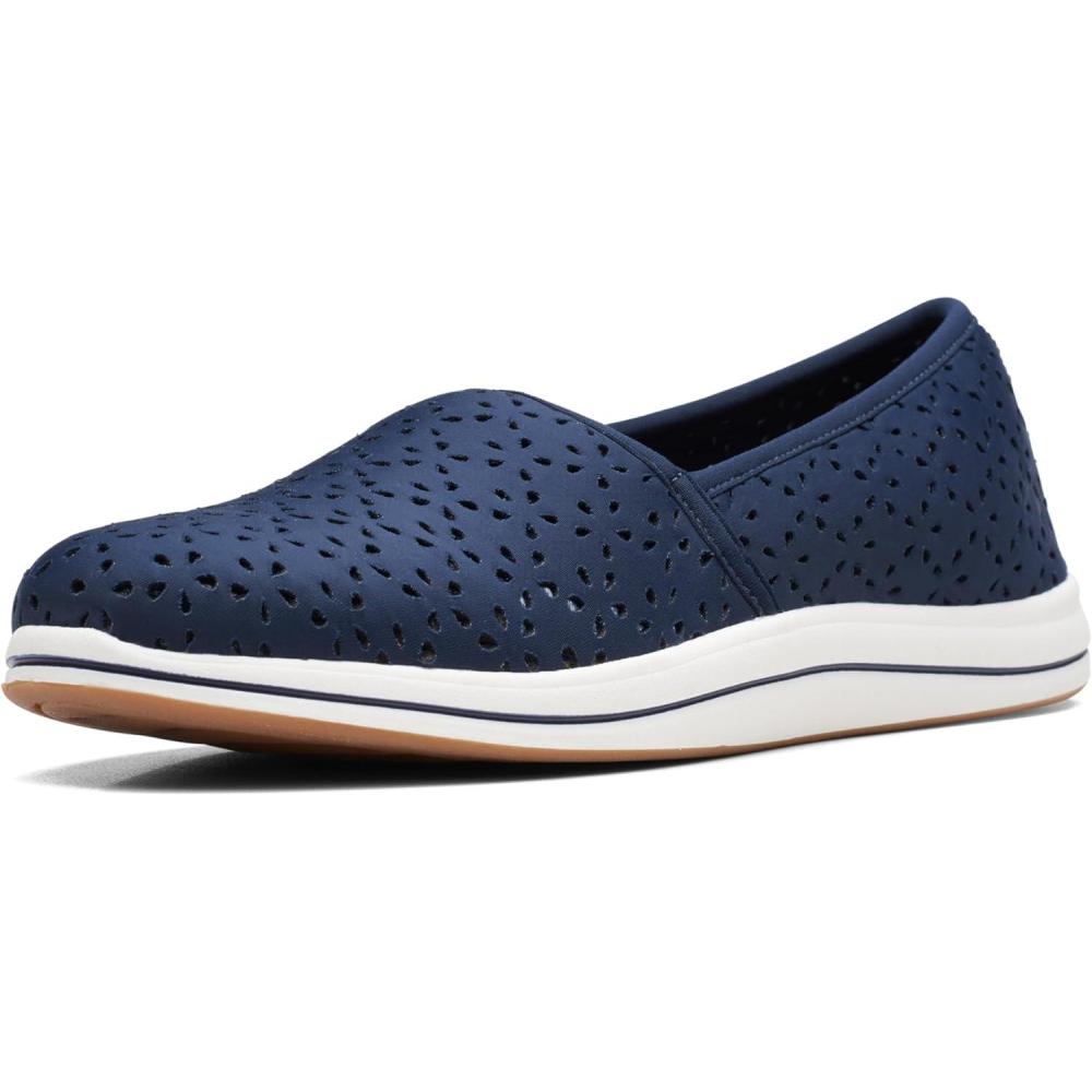 imageClarks Womens Breeze EmilyLoaferNavy Synthetic