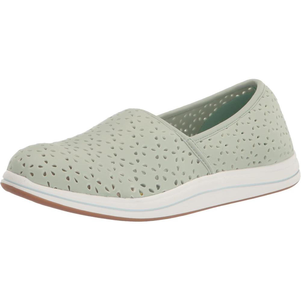 imageClarks Womens Breeze EmilyLoaferPale Green Synthetic