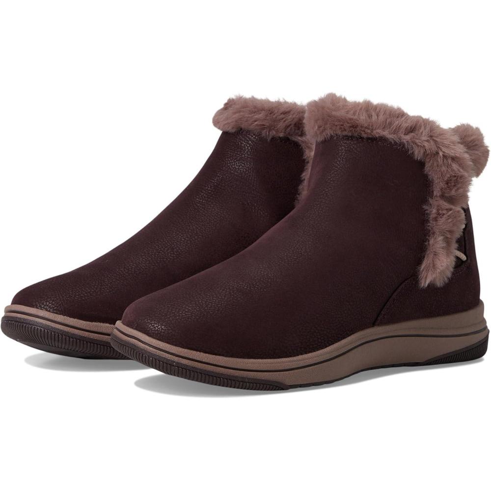 imageClarks Womens Breeze Fur Ankle BootsMerlot