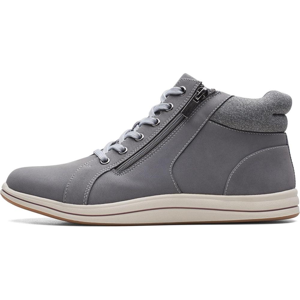 imageClarks Womens Breeze Glide Cloudsteppers Ankle BootDark Grey