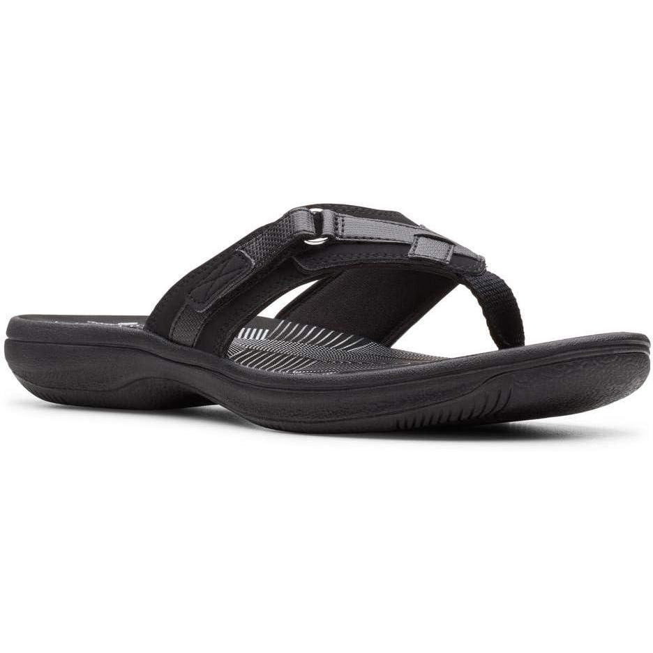 imageClarks Womens Breeze Sea FlipFlopLimited Edition Black Black
