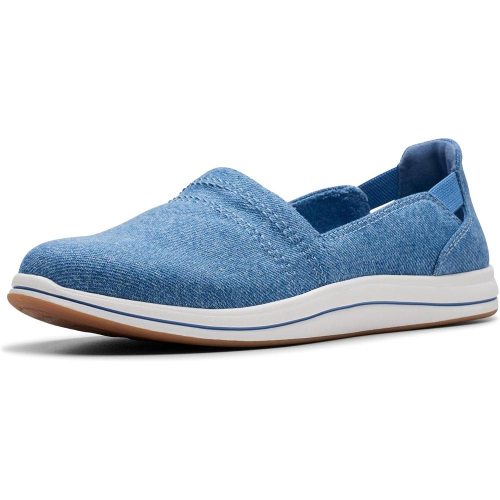 imageClarks Womens Breeze Step II LoafersBlue Interest