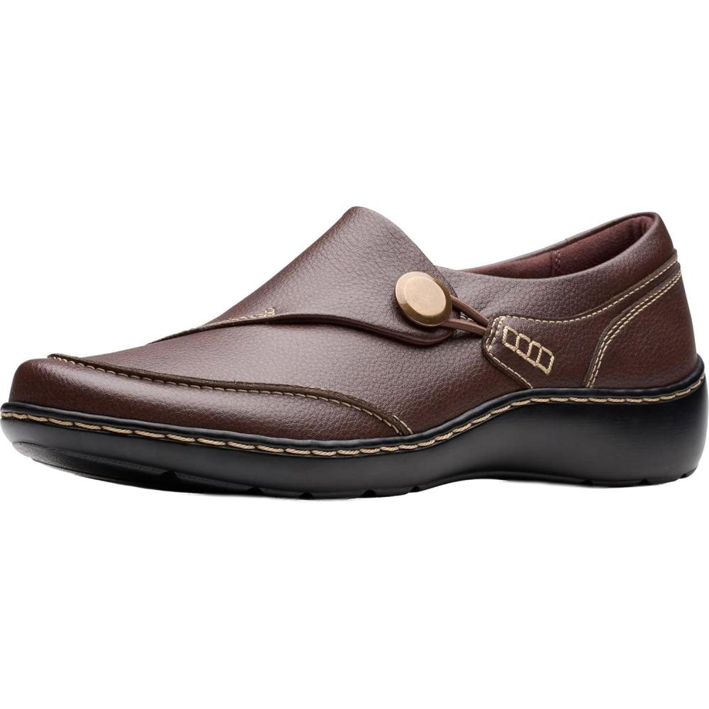 imageClarks Womens Cora Teresa LoaferRedwood Leather