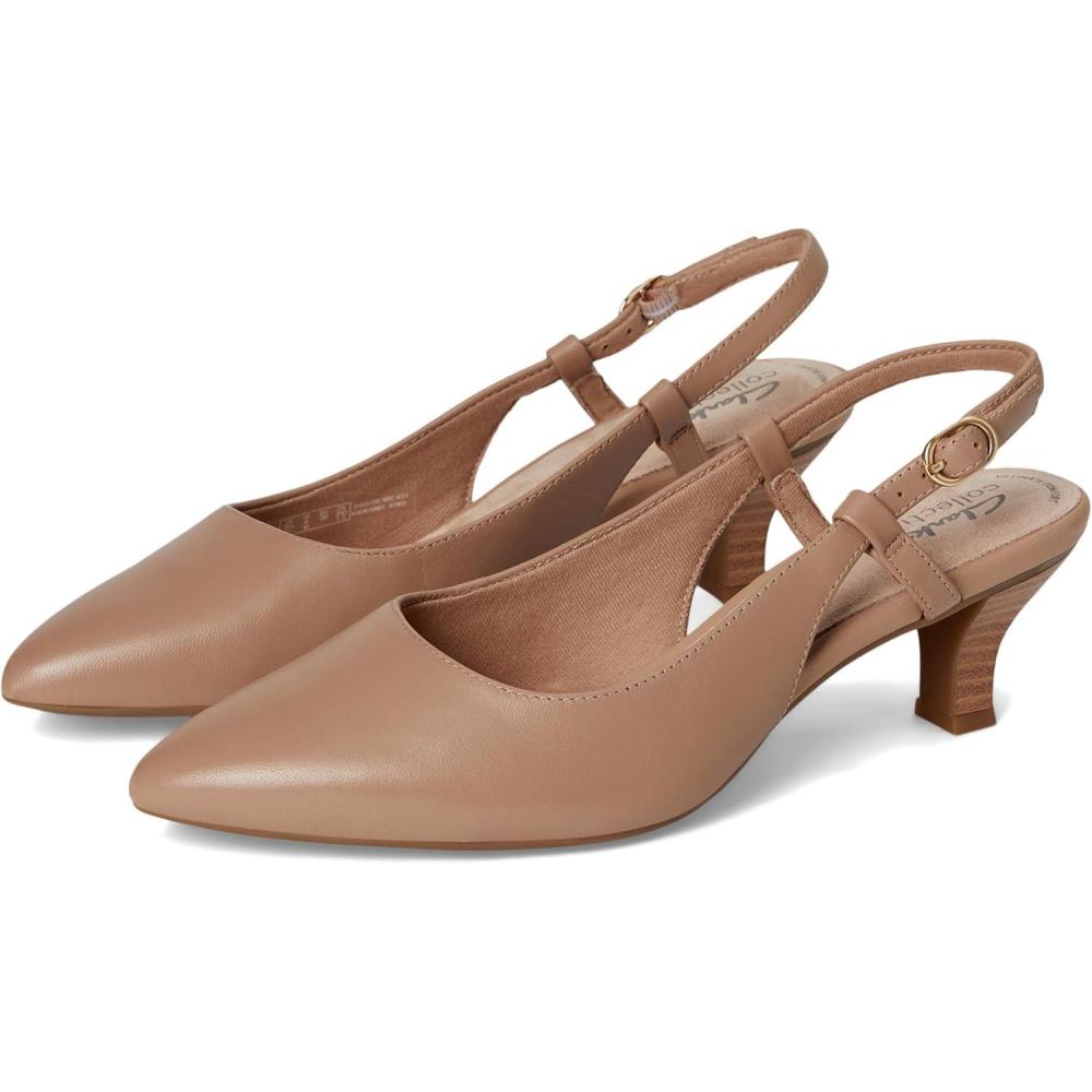 imageClarks Womens Kepley LaneWarm Beige Leather