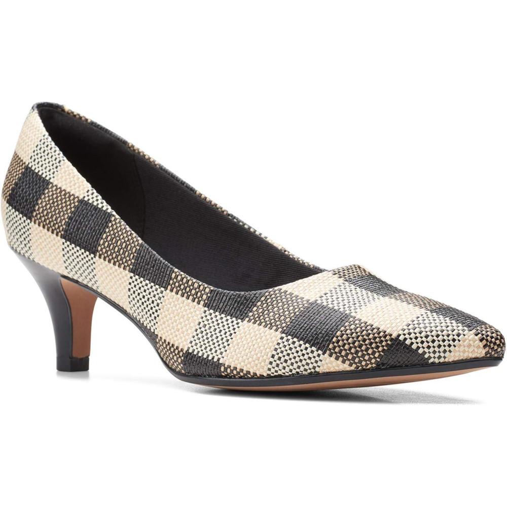 imageClarks Womens Linvale Jerica PumpBlack Plaid Synthetic