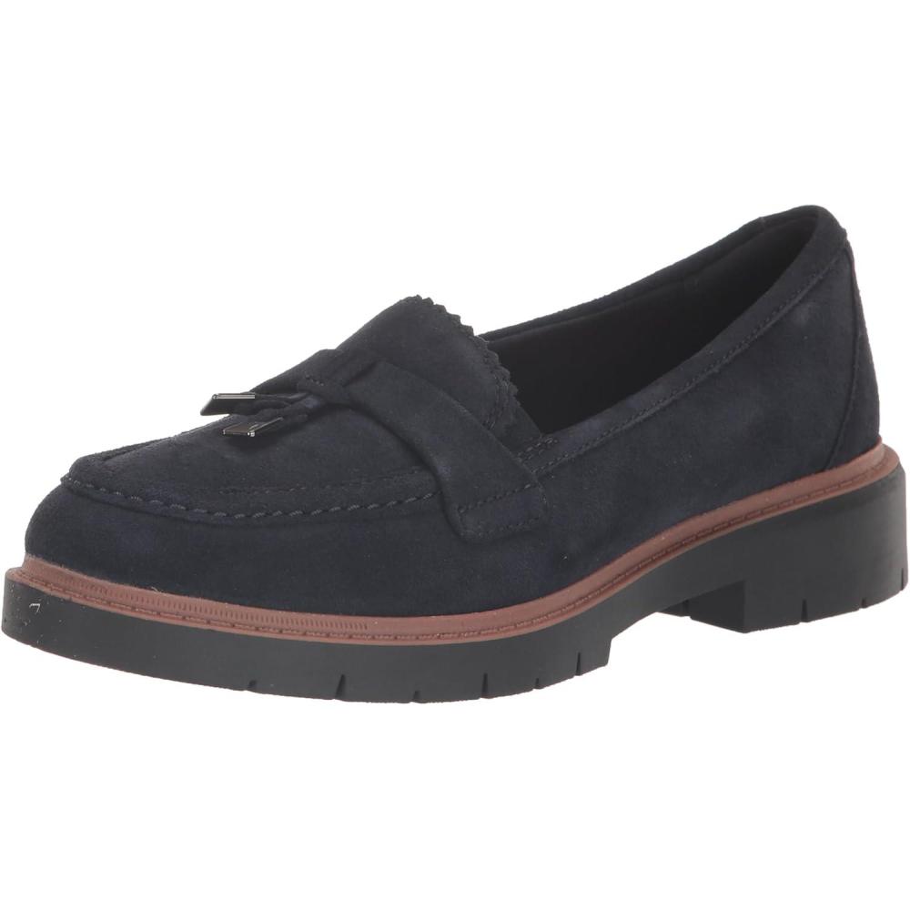 imageClarks Womens Westlynn Bella LoafersNavy Suede