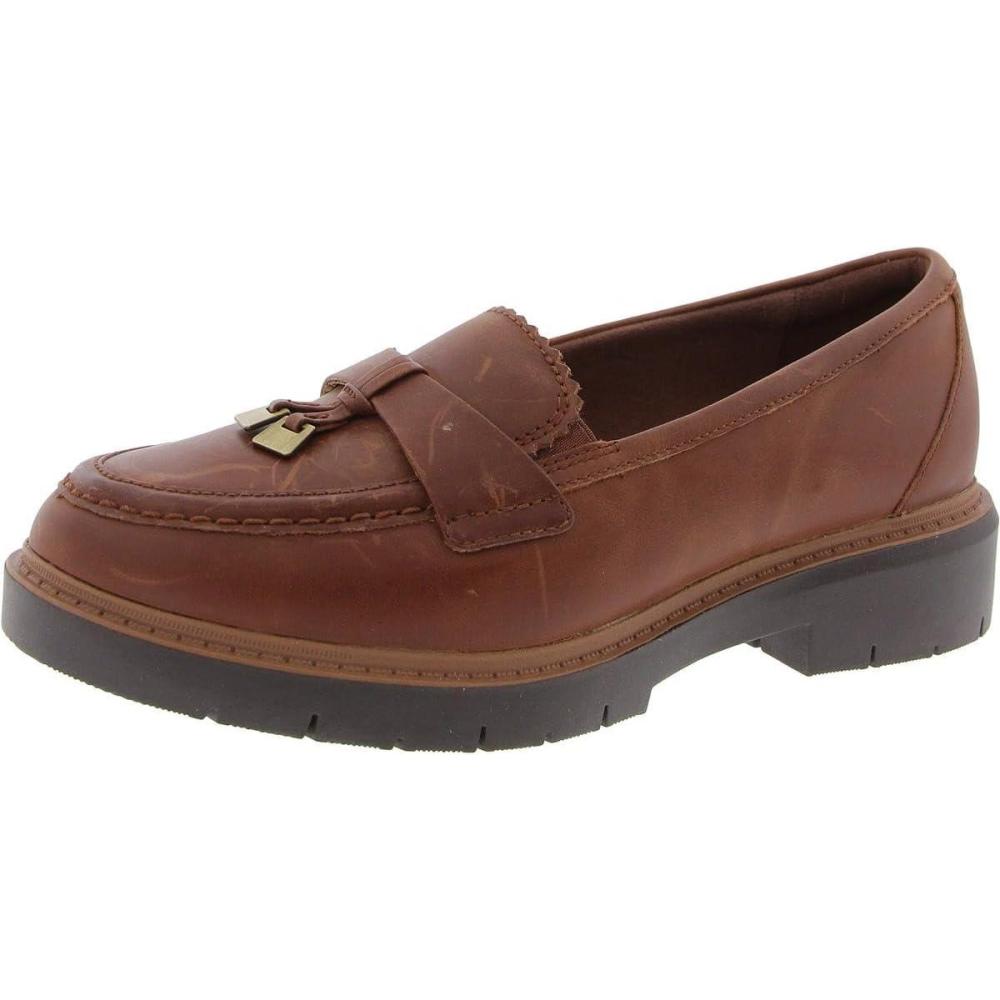 imageClarks Womens Westlynn Bella LoafersTan Leather