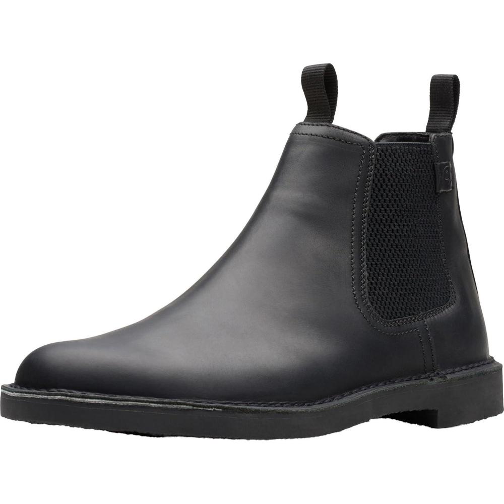 imageClarks mens Shepton EasyBlack Leather