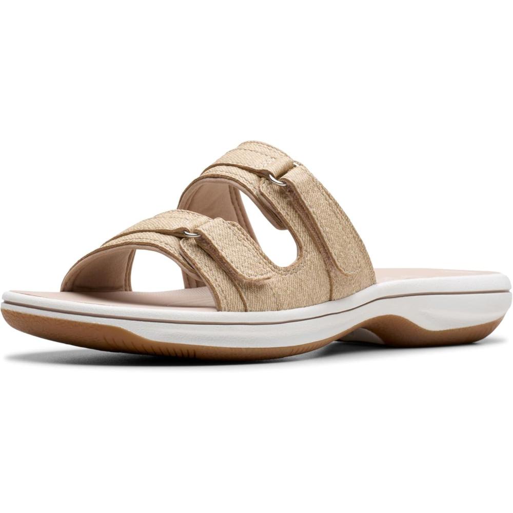 imageClarks womens Breeze PiperSlide SandalSand Interest