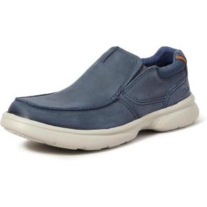 Clarks Mens Bradley Free(Navy Leather)