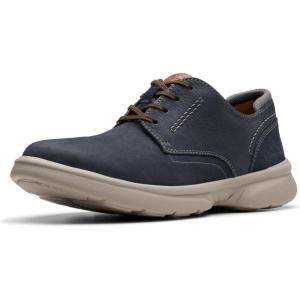 Clarks Men’s Bradley Plain Oxford(Navy Nubuck)