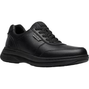 Clarks Men’s Craftwell Lace Oxford Sneaker(Black Leather)