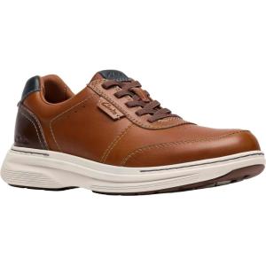 Clarks Men’s Craftwell Lace Oxford Sneaker(Tan Leather)
