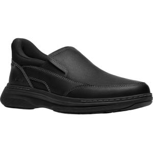Clarks Men’s Craftwell Step Loafer(Black Tumbled Leather)