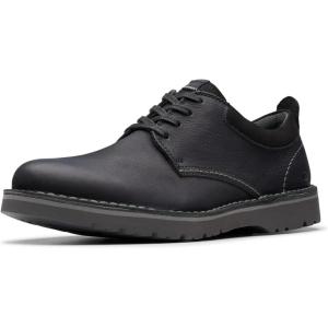 Clarks Men’s Eastridge Low Oxfords(Black Leather)