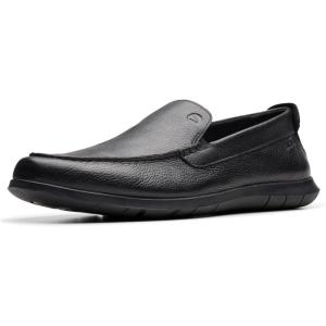 Clarks Mens Flexway Step(Black Leather)