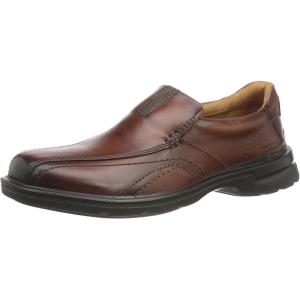 Clarks Men’s Gessler Step Loafers(Dark Tan Lea)