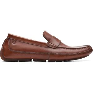 Clarks Men’s Moccasin(Dark Tan Lea)
