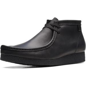 Clarks Men’s Shacre Boots(Black Leather)