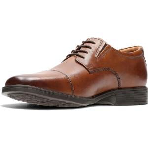 Clarks Men’s Tilden Cap Oxford Shoes(Brown (Dark Tanlea))