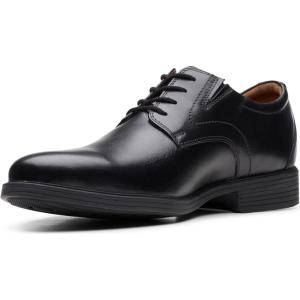 Clarks Men’s Whiddon Cap Oxford Shoes(Black)