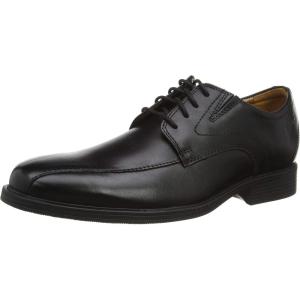 Clarks Men’s Whiddon Pace Oxford(Black Black Leather)