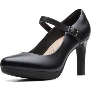 Clarks Women’s Ambyr Joy Pump(Black Leather)