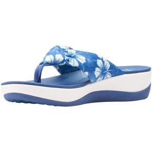 Clarks Women’s Arla Glison Flip Flop(Blue Multi)