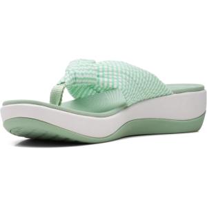 Clarks Women’s Arla Glison Flip Flop(Green White)
