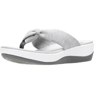 Clarks Women’s Arla Glison Flip Flop(Grey Fabric)