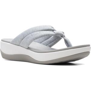 Clarks Women’s Arla Glison Flip Flop(Grey Textile)
