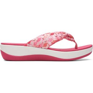 Clarks Women’s Arla Glison Flip Flop(Pink Combi)