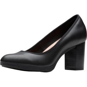 Clarks Women’s Bayla Carly Pump(Black Leather)