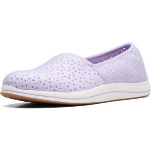 Clarks Womens Breeze EmilyLoafer(Lilac Synthetic)